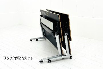Elegasta オカムラ エレガスタ 中古 フォールディングテーブル ミーティングテーブル 折りたたみテーブル 中古オフィス家具 1500/600/720の画像