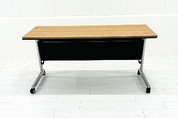 Elegasta オカムラ エレガスタ 中古 フォールディングテーブル ミーティングテーブル 折りたたみテーブル 中古オフィス家具 1500/600/720の画像