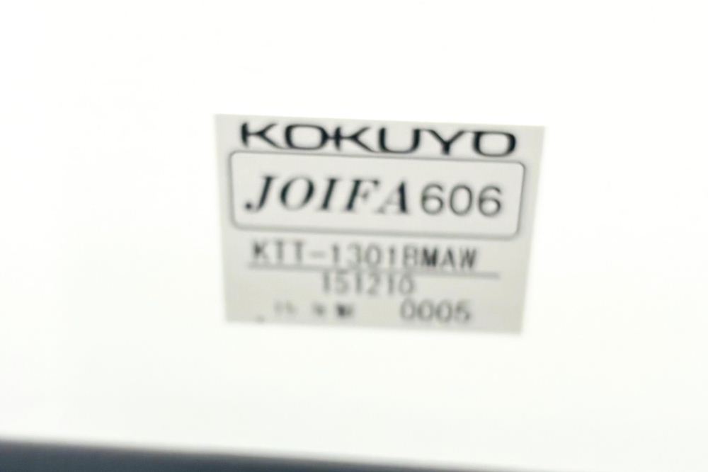 コクヨ コンフェスト ミーティングテーブル 中古  会議机 折りたたみ テーブル 中古オフィス家具 フォールディングテーブル ホワイト 1800/600/720の画像