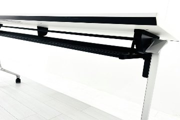 コクヨ コンフェスト ミーティングテーブル 中古  会議机 折りたたみ テーブル 中古オフィス家具 フォールディングテーブル ホワイト 1800/600/720の画像