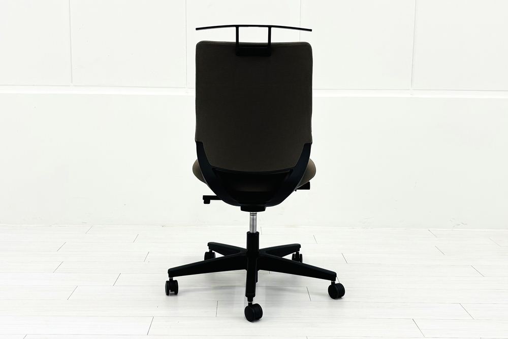 コクヨ ミトラチェア 2024年製 中古 スタンダードバック ミトラ2 KOKUYO 背メッシュ 肘無 中古事務椅子 中古オフィス家具 ソフトベージュの画像