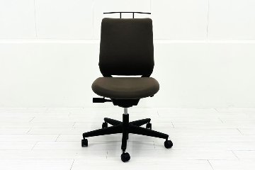 コクヨ ミトラチェア 2024年製 中古 スタンダードバック ミトラ2 KOKUYO 背メッシュ 肘無 中古事務椅子 中古オフィス家具 ソフトベージュの画像