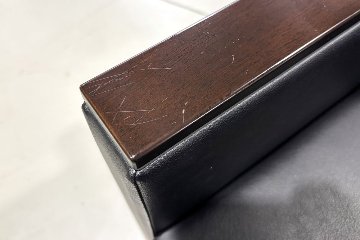 オカムラ 応接椅子 中古 2025年製 8346WA ミーティングチェア 【4脚セット】 多目的チェア 中古オフィス家具 ブラックの画像