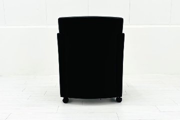 コクヨ 応接椅子 中古 マノヴェラ ミーティングチェア 【4脚セット】 多目的チェア 中古オフィス家具 ブラックの画像