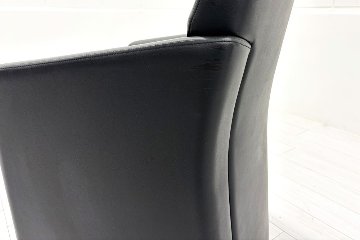 コクヨ 応接椅子 中古 マノヴェラ ミーティングチェア 【4脚セット】 多目的チェア 中古オフィス家具 ブラックの画像