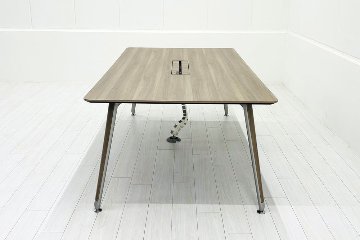 オカムラ プリシード 中古 PRECEDE 小型会議テーブル 幅2100 ミーティングテーブル 会議机 中古オフィス家具 2100/1100/720の画像