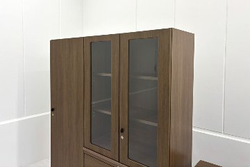 DX-4Nシリーズ オカムラ 役員家具 【4点セット】 中古 サイドボード クレデンザ ワードローブ 両開き書庫 中古オフィス家具 の画像