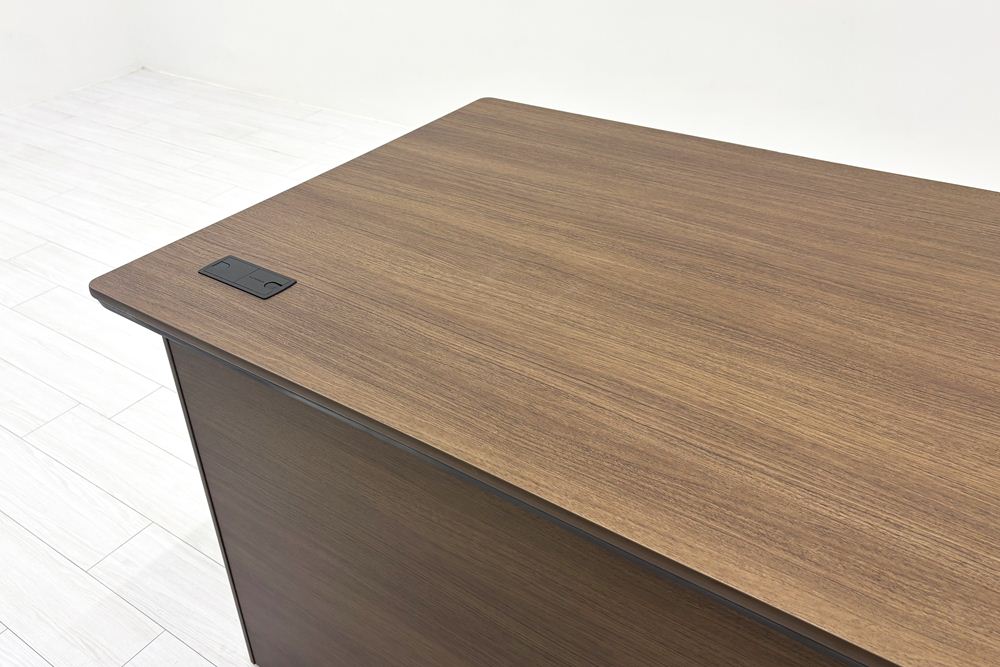 オカムラ 役員デスク DX-4N 両袖机 役員机 中古デスク 高級家具 エグゼクティブデスク 中古オフィス家具 1600/800/720の画像