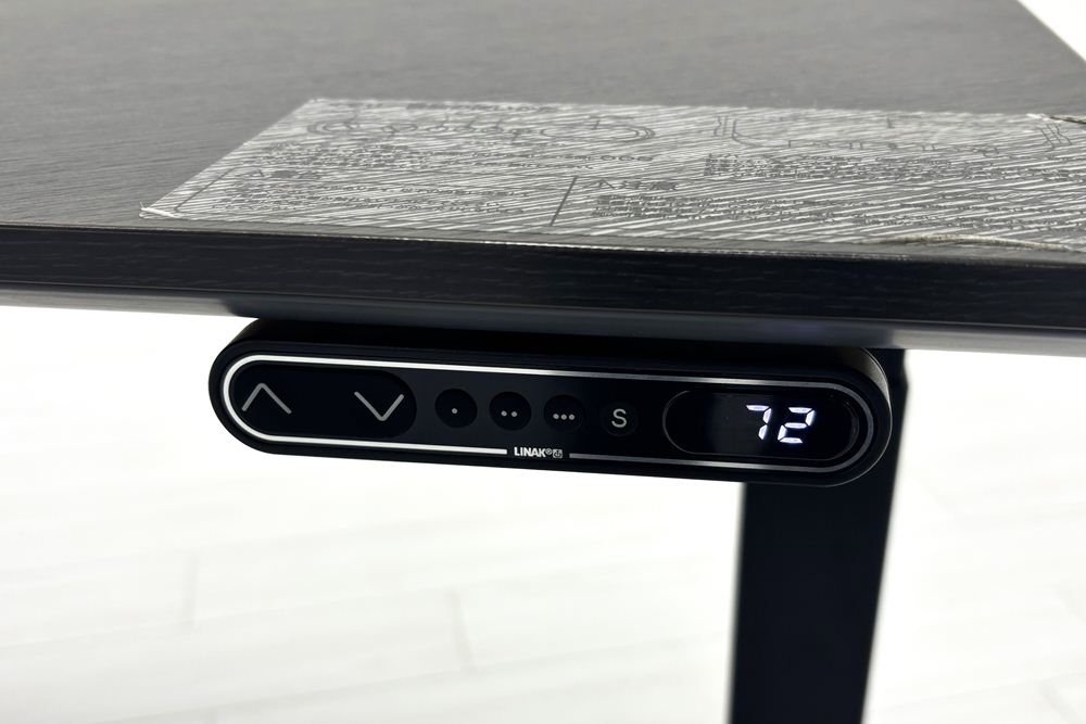 コクヨ シークエンス 中古 SEQUENCE 電動昇降デスク ブーメランデスク 120° 上下昇降机 中古オフィス家具の画像