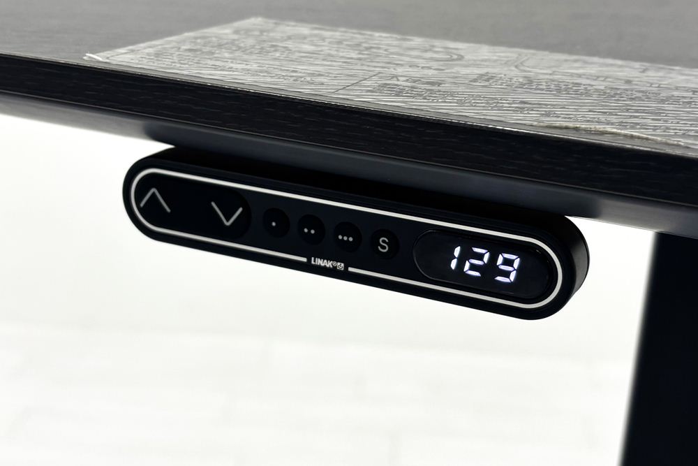 コクヨ シークエンス 中古 SEQUENCE 電動昇降デスク ブーメランデスク 120° 上下昇降机 中古オフィス家具の画像