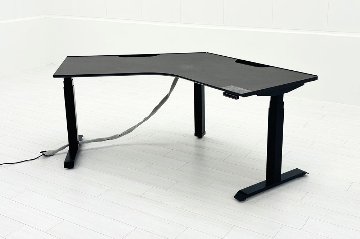 コクヨ シークエンス 中古 SEQUENCE 電動昇降デスク ブーメランデスク 120° 上下昇降机 中古オフィス家具の画像