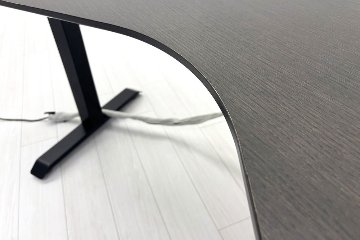 コクヨ シークエンス 中古 SEQUENCE 電動昇降デスク ブーメランデスク 120° 上下昇降机 中古オフィス家具の画像