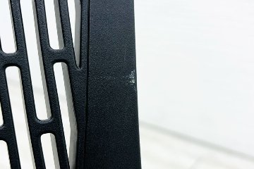 オカムラ グラータチェア 中古 ネスティングチェア ミーティングチェア グラータ ブラック 中古オフィス家具 の画像