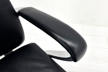 【ポリッシュ脚ピカピカ磨き有！】 イトーキ プレクサスチェア 中古 役員チェア ハイバック エグゼクティブチェア 中古オフィス家具の画像