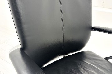 【ポリッシュ脚ピカピカ磨き有！】 イトーキ プレクサスチェア 中古 役員チェア ハイバック エグゼクティブチェア 中古オフィス家具の画像