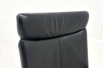 【ポリッシュ脚ピカピカ磨き有！】 イトーキ プレクサスチェア 中古 役員チェア ハイバック エグゼクティブチェア 中古オフィス家具の画像
