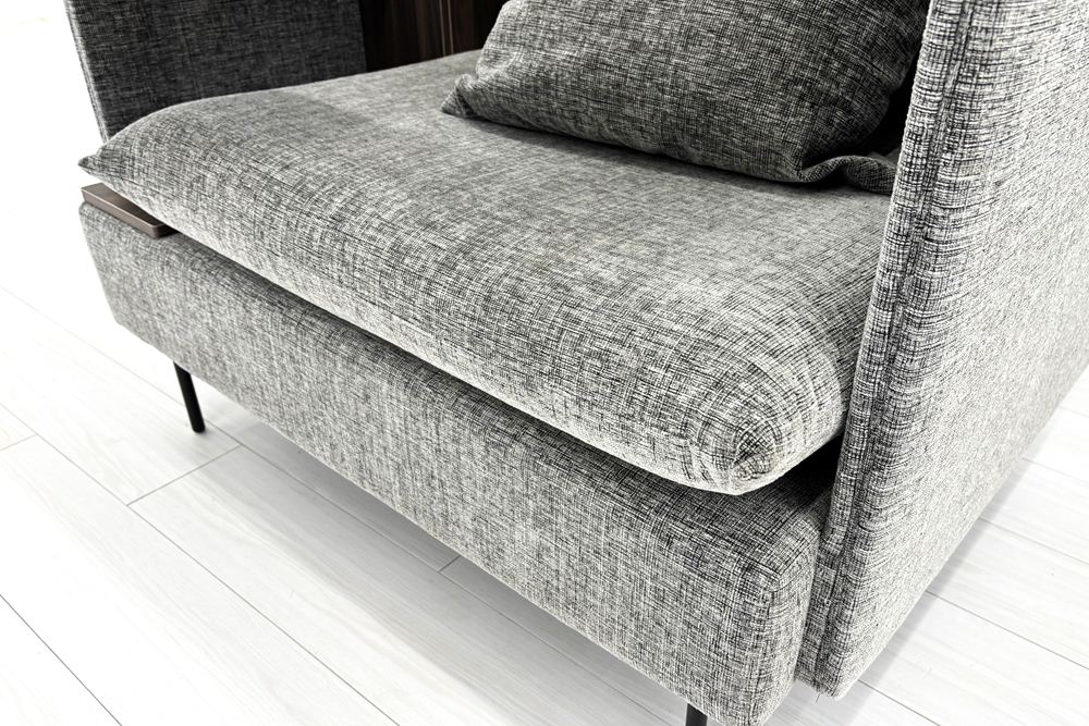 オリバー ブースソファ ワークブース 中古 パーテーション ラウンジソファ 1人用ソファ 中古オフィス家具 920/820/1270の画像