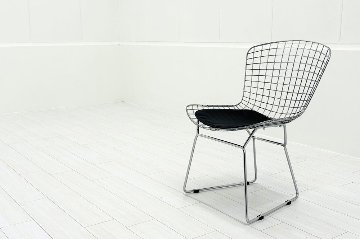ハリー・ベルトイア ワイヤー サイドチェア 中古WIRE Side Chair ワイヤーチェア 【リプロダクト】 中古オフィス家具の画像