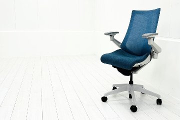 【未使用 2026年製】アクトチェア 中古 イトーキ Act 可動肘 ランバーサポート 事務椅子 ITOKI 中古オフィス家具 ダックブルーの画像