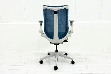 【未使用 2026年製】アクトチェア 中古 イトーキ Act 可動肘 ランバーサポート 事務椅子 ITOKI 中古オフィス家具 ダックブルーの画像