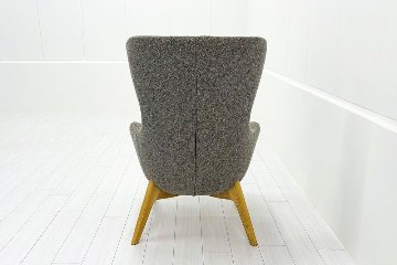 相合家具 クイーン ミーティングチェア 中古 多目的チェア ラウンジチェア 中古オフィス家具 グレー系色の画像