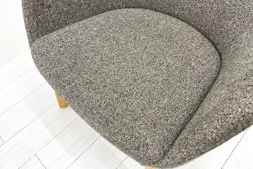 相合家具 クイーン ミーティングチェア 中古 多目的チェア ラウンジチェア 中古オフィス家具 グレー系色の画像