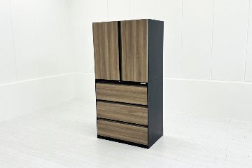 3段ラテラル書庫 両開き書庫 スチール書庫 中古 オカムラ 【両開き＋ラテラルセット】 中古オフィス家具 900/590/1810の画像