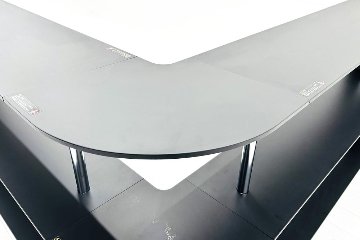 オカムラ コーネル 中古 L型シェルフ OKAMURA Cornel 中古オフィス家具 オープンシェルフ 2100/2100/1000の画像