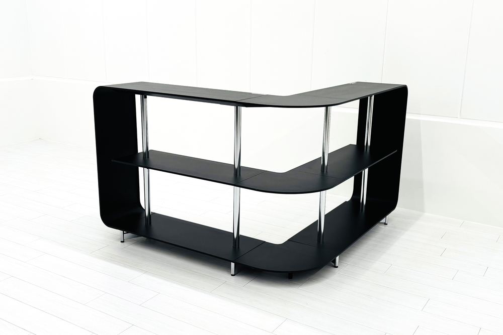 オカムラ コーネル 中古 L型シェルフ OKAMURA Cornel 中古オフィス家具 オープンシェルフ 1500/1500/1000の画像