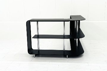 オカムラ コーネル 中古 L型シェルフ OKAMURA Cornel 中古オフィス家具 オープンシェルフ 1500/1500/1000の画像