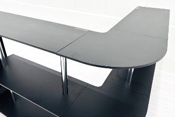 オカムラ コーネル 中古 L型シェルフ OKAMURA Cornel 中古オフィス家具 オープンシェルフ 1500/1500/1000の画像