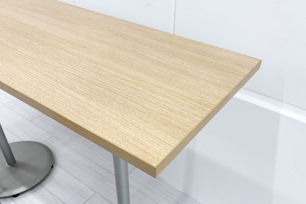 【3点セット】 中古 オカムラ アルトカフェ ハイテーブル ハイチェア 中古オフィス家具 1500/450/1000の画像