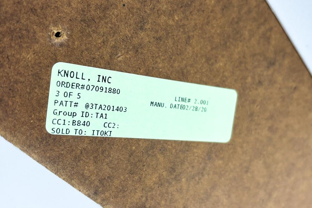 【3点セット】 ノール ロックウェル ハイテーブル＆スツールセット 中古 Knoll Rockwell Unscripted 中古オフィス家具の画像