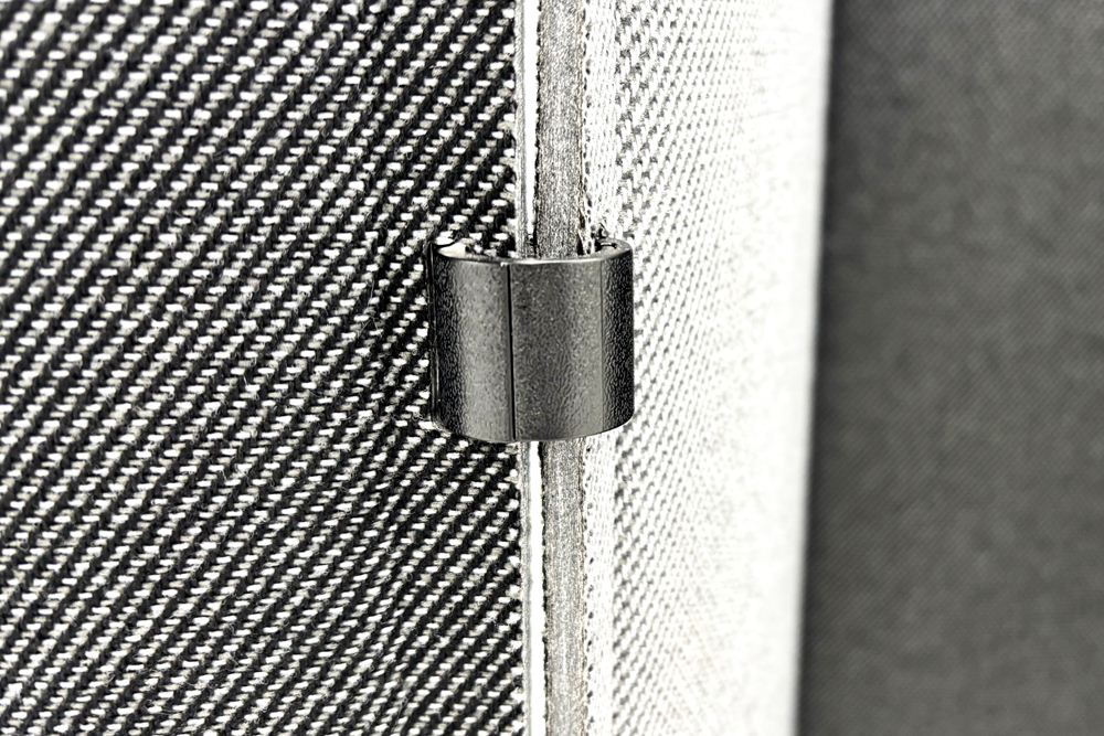 パーテーション コクヨ リーフィー じゃばら置きタイプ ローパーテーション 中古パーテーション 間仕切り 高1600 ミディアムグレー/ディムグレー の画像
