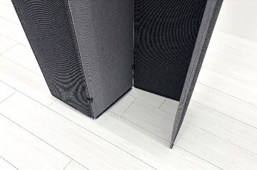 パーテーション コクヨ リーフィー じゃばら置きタイプ ローパーテーション 中古パーテーション 間仕切り 高1600 ミディアムグレー/ディムグレー の画像