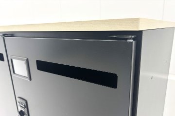 中古オフィス家具 ナイキ 4人用ロッカー 中古 パーソナルロッカー ダイヤル錠 900/450/1170の画像