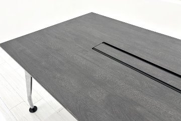 木目天板 コクヨ サイビ 中古 小型会議テーブル KOKUYO saibi 会議机 ミーティングテーブル 中古オフィス家具 1800/900/720の画像