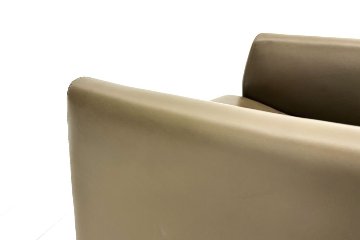 オカムラ 中古オフィス家具 NEWFORTY(ニューフォーティ)シリーズ 革張り 2019年製 中古 応接椅子 ミーティングチェア 【4脚セット】 多目的チェア ライトブラウンの画像