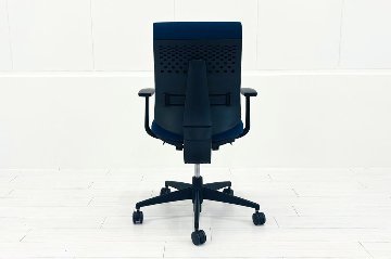 コクヨ Wizard(ウィザード)シリーズ 中古 2019年製 固定肘  中古オフィス家具 KOKUYO ターコイズブルーの画像