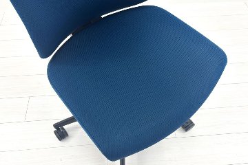 コクヨ Wizard(ウィザード)シリーズ 中古 2020年製 肘無  中古オフィス家具 KOKUYO ターコイズブルーの画像