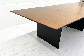 大型会議テーブル エアーフレーム 3015 カンファレンステーブル 中古 Cassina ixc. AIR FRAME 3015 conference table 中古オフィス家具 3600/1200の画像