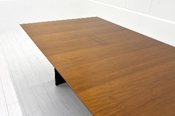 大型会議テーブル エアーフレーム 3015 カンファレンステーブル 中古 Cassina ixc. AIR FRAME 3015 conference table 中古オフィス家具 3600/1200の画像