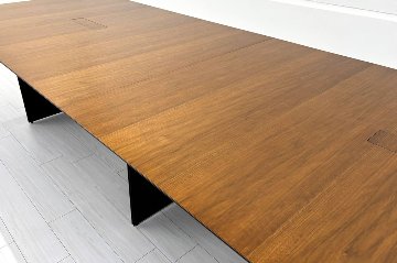 大型会議テーブル エアーフレーム 3015 カンファレンステーブル 中古 Cassina ixc. AIR FRAME 3015 conference table 中古オフィス家具 3600/1200の画像