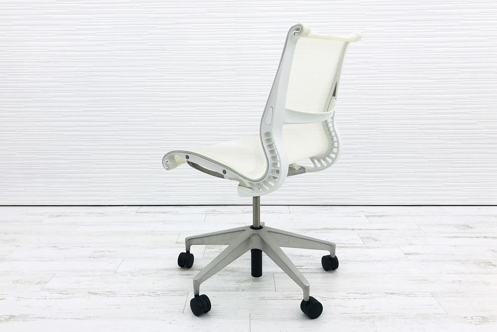 セトゥーチェア (Setu Chair) 中古 ハーマンミラー オフィスチェア 中古オフィス家具 メッシュ ホワイト画像