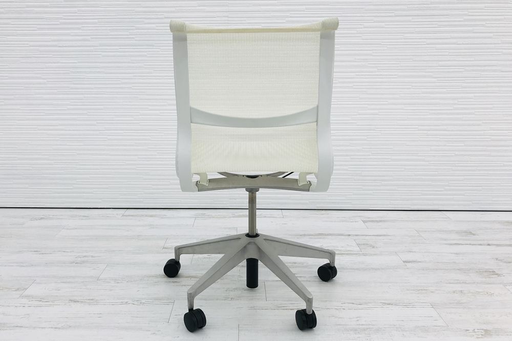 セトゥーチェア (Setu Chair) 中古 ハーマンミラー オフィスチェア 中古オフィス家具 メッシュ ホワイト画像