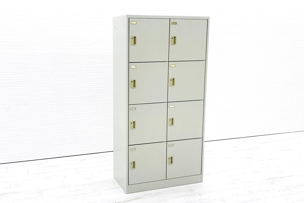 8人用ロッカー 中古 スチール ロッカー 8人用 オカムラ スチールロッカー 中古ロッカー 収納家具 中古オフィス家具 4508SP-Z13の画像
