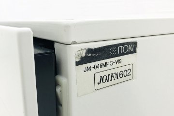 イトーキ インステートワゴン 3段ワゴン 中古キャビネット 収納家具 袖机 脇机 JM-046MPC-W9 ホワイト ワゴン3段画像