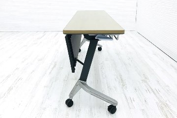 ミーティングテーブル 中古  会議机 W1800 コクヨ 折りたたみ テーブル 中古オフィス家具 スタックテーブル KTT-S620P1B画像