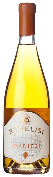 ルトヴェリシ　ルカツィテリ クヴェヴリ カヘティ アンバー ワイン 2023の画像