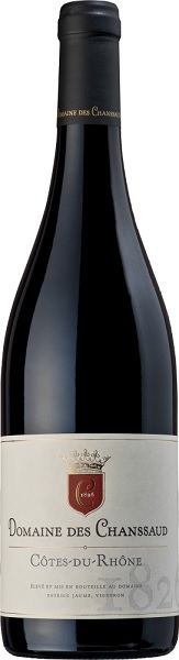 ドメーヌ・デ・シャンソー　コート デュ ローヌ ルージュ 2020の画像